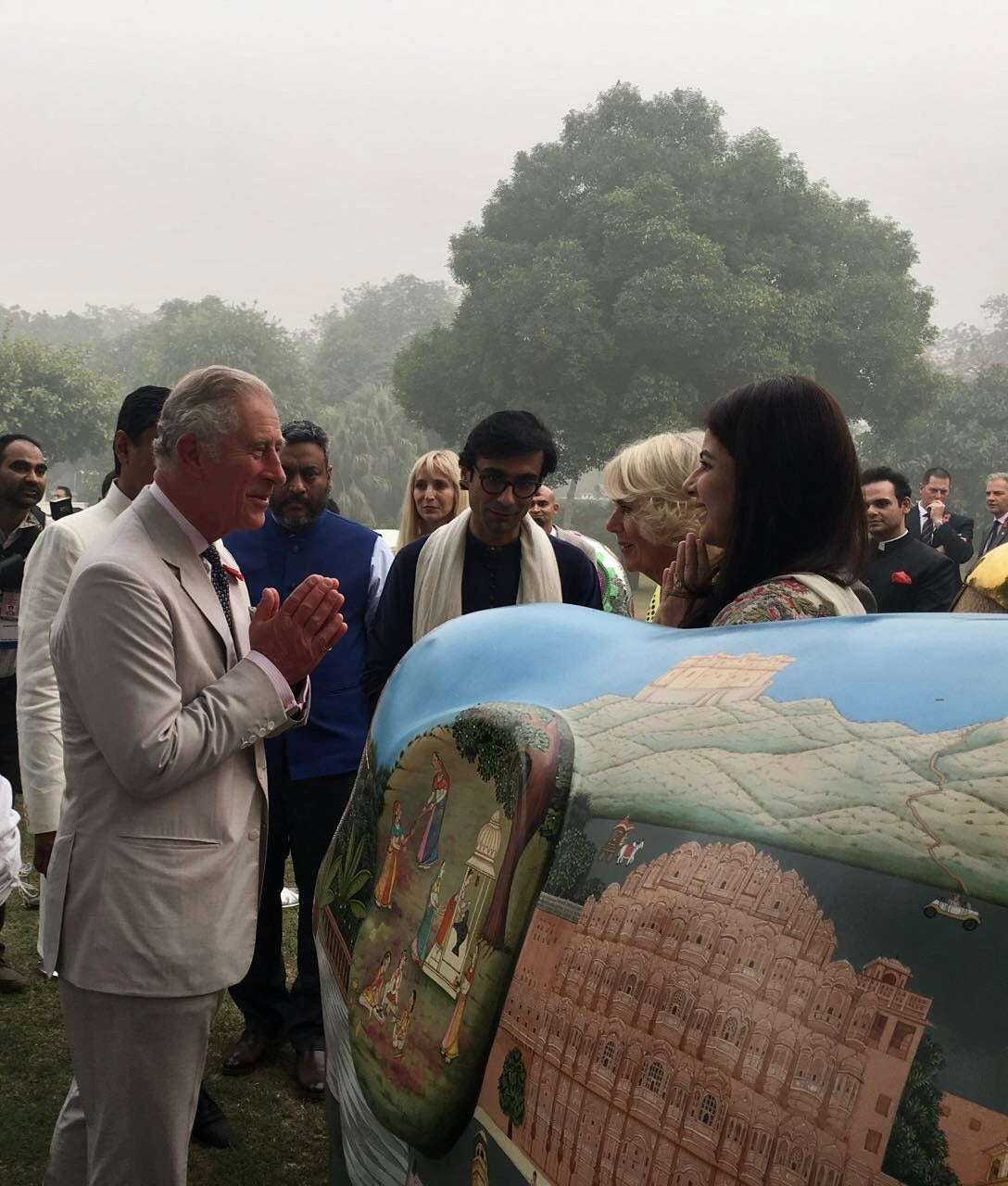 King Charles meeting Amrapali